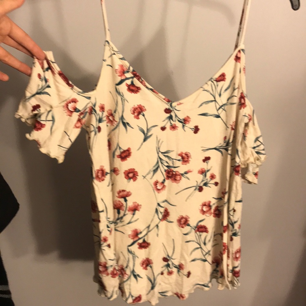 Floral Off The Shoulder Top